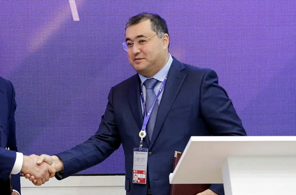 Growth: Uzbekistan's oil, oil services and construction businessman Bakhtiyer Fazylov.