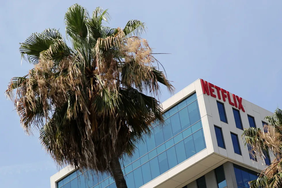 Hovedkvarteret til Netflix i Los Gatos i California.