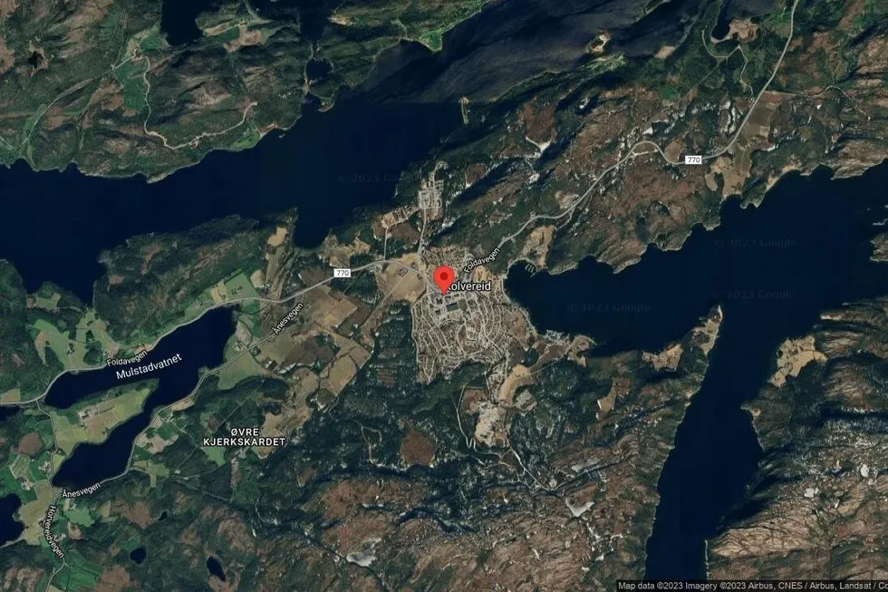 Området rundt Sentrumsgata 27, Nærøysund, Trøndelag