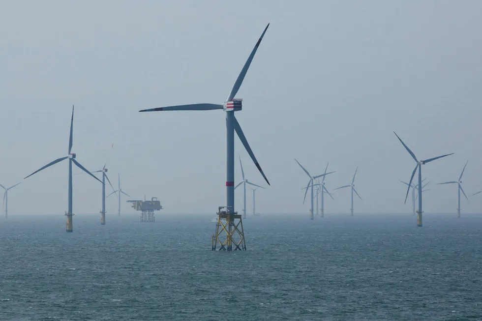 Existing asset: RWE's Nordsee Ost wind farm off Germany