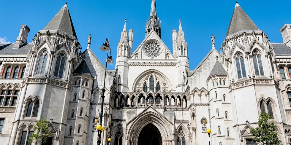The Royal Courts of Justice, which houses the Court of Appeal in London.