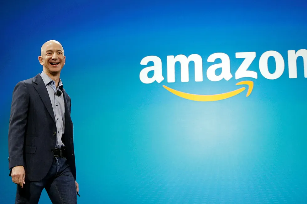 Grunnlegger og toppsjef i Amazon, Jeff Bezos.