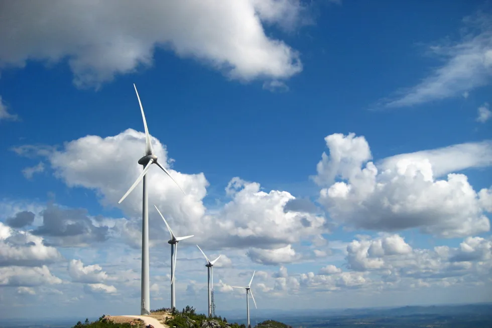 New winds: Total Eren's Pinhal Interior 146-megawatt wind project in Portugal.