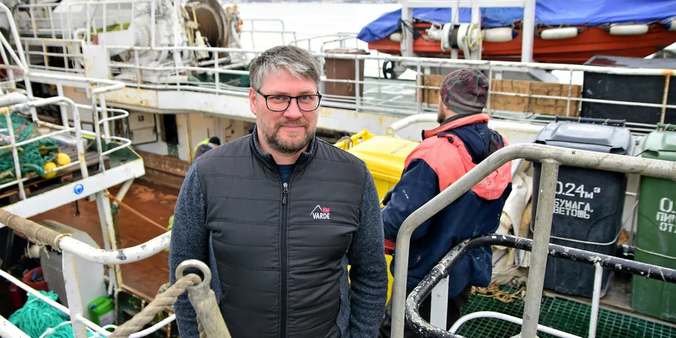 Vladimir fra Murmansk er overstyrmann på den 44 meter lange torsketråleren «Proekt 1».