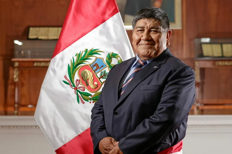 Rómulo Mucho, Peru's minister of energy and mines.