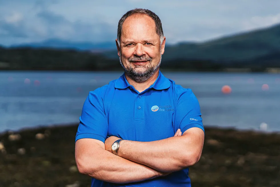 Pal Tangvik, Scottish Sea Farms freshwater production manager.