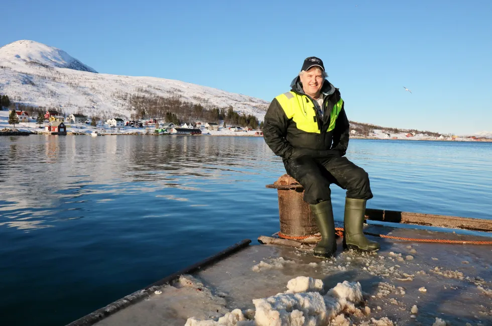 Daglig leder Egil Johansen hos Nord-Senja Fisk AS.