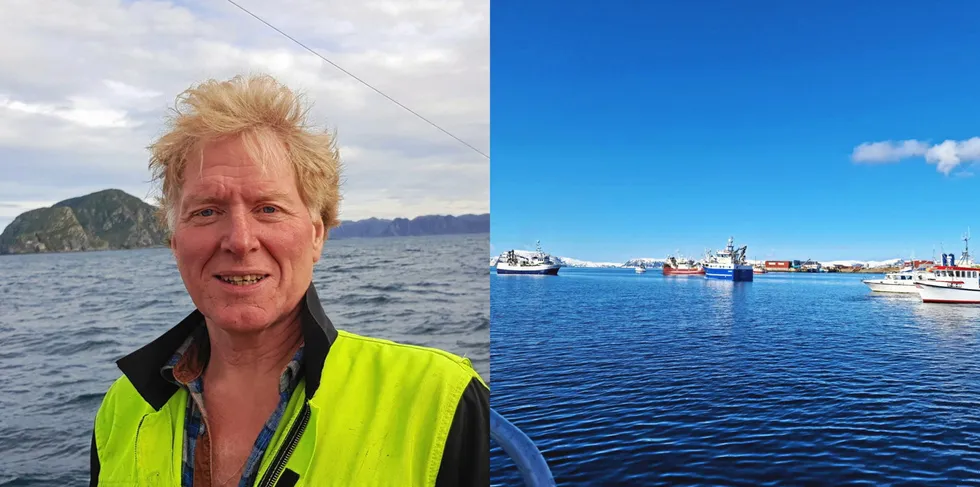 Johnny Ingebrigtsen, fisker og SV-politiker sier fiskerne har fått nok. I 11-tiden tirsdag flokket fiskebåter seg sammen for å danne en blokade av anløpet til Hammerfest havn.