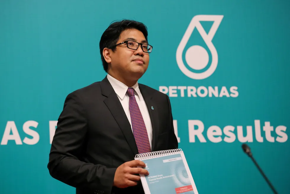 Ambitious plans: Petronas chief executive Tengku Muhammad Taufik is lining up the company’s energy transition drive