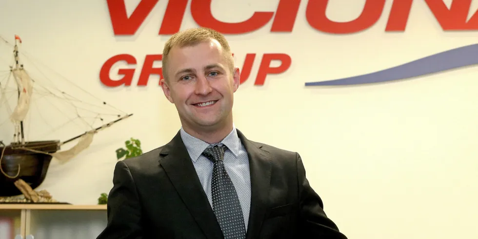 Viciunai CEO Sarunas Matijosaitis. The company announced this week it would suspend doing business with Russia.