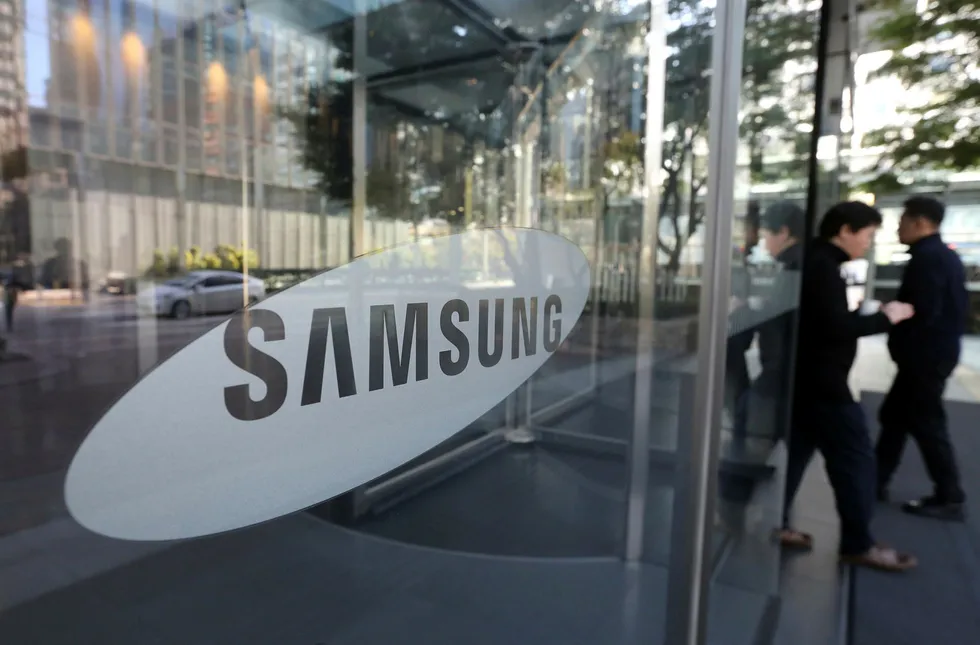 Sørkoreanske Samsung presenterte tirsdag et resultat for tredje kvartal på 9,8 milliarder dollar. Foto: Ahn Young-joon/NTB Scanpix