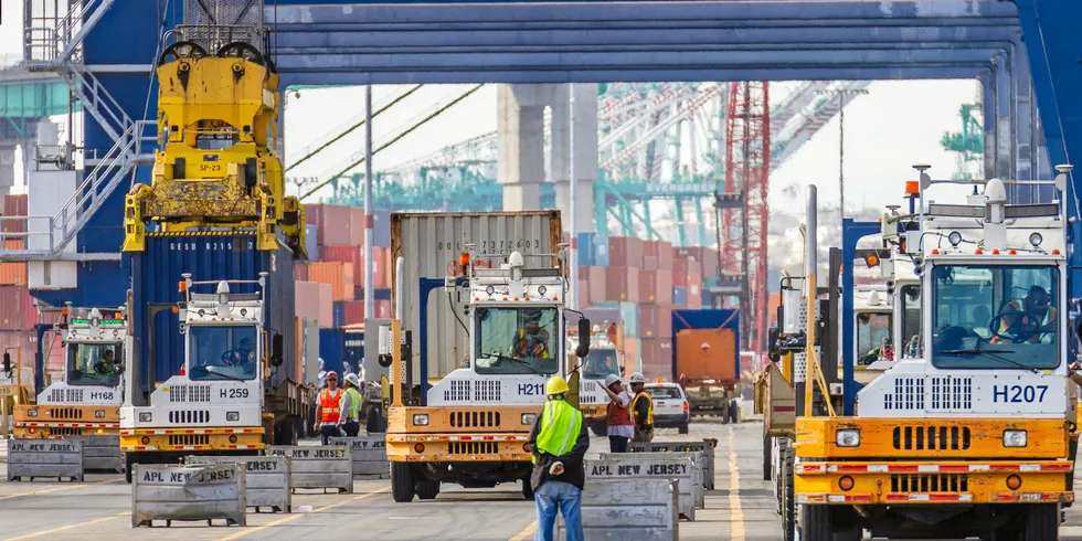 Should talk of a port strike in Los Angeles come to fruition, an improving situation could quickly deteriorate.