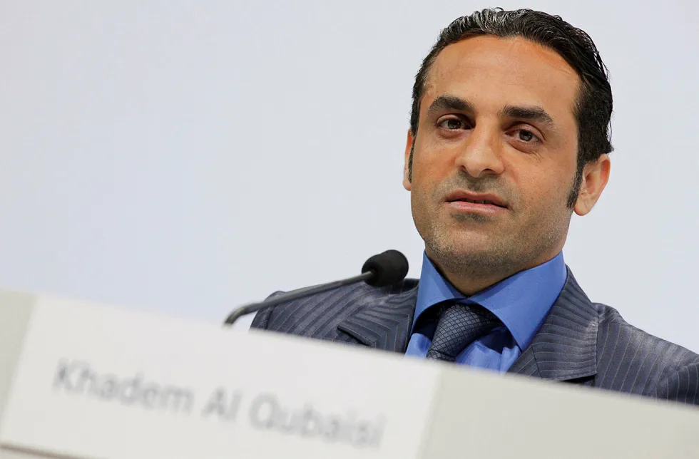Tidligere toppsjef i Abu Dhabis International Petroleum Investment Company (Ipic), Khadem Al-Qubaisi. Foto: Johannes Eisele / Reuters