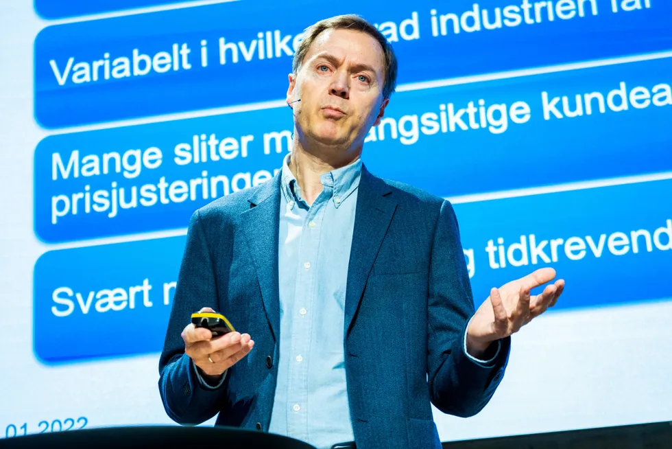– Hvis regjeringen tilbyr lån, er vårt svar at dette er ikke et likviditetsproblem, sier Knut E. Sunde, direktør i Norsk Industri.