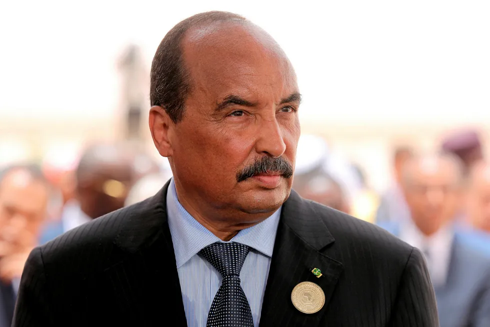 Meeting: Mauritania's President Mohamed Ould Abdel Aziz