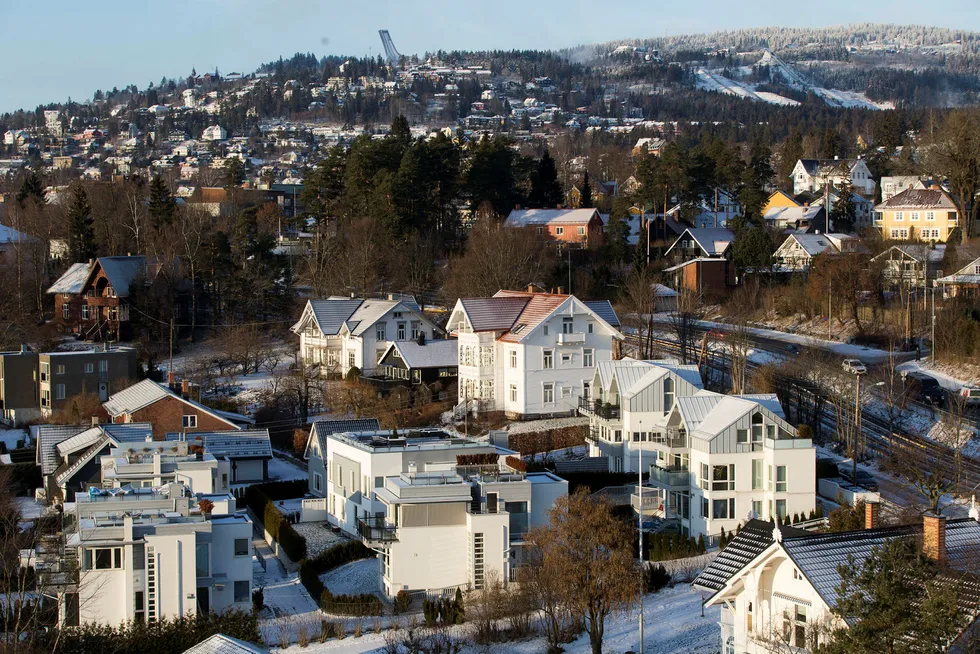 Boliger på Oslo vest. Foto: Fredrik Solstad
