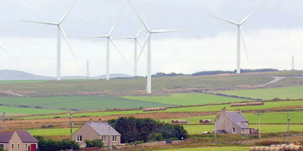 Statkraft's Baillie wind farm in northern Scotland