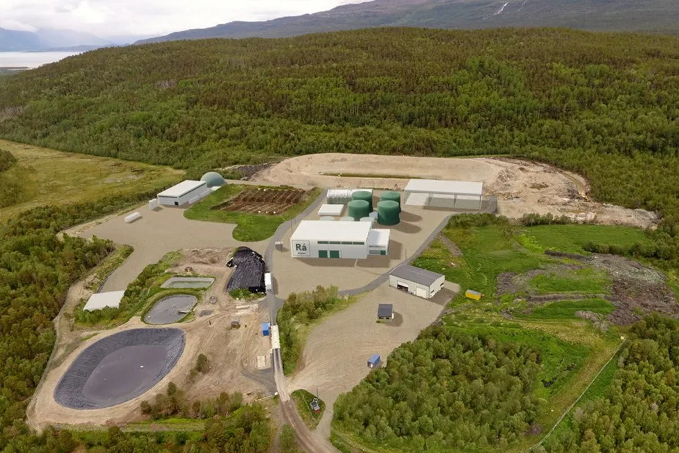 Rå Biopark skal etablere anlegg for biogass- og biokullproduksjon i Skibotn i Storfjord kommune.