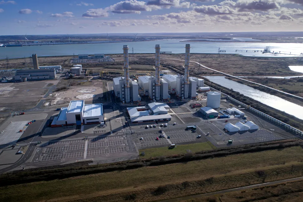 Uniper's Isle of Grain power plant, one proposed location for the Project Cavendish blue hydrogen project.