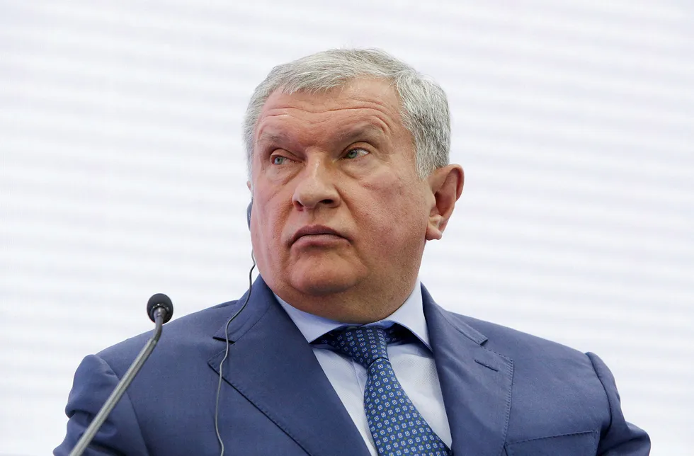 Agreement: Rosneft executive chairman Igor Sechin