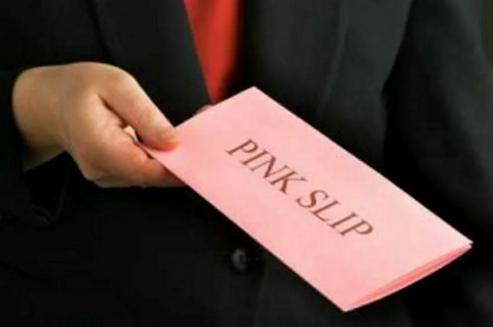pink slip, fired, layoff