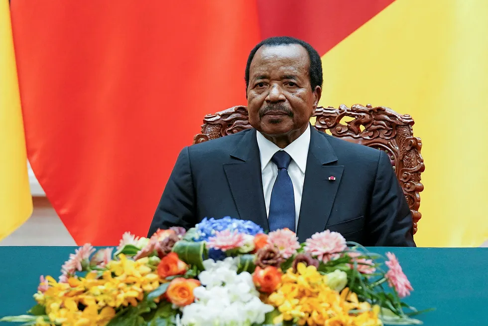 Signing: Cameroon President Paul Biya