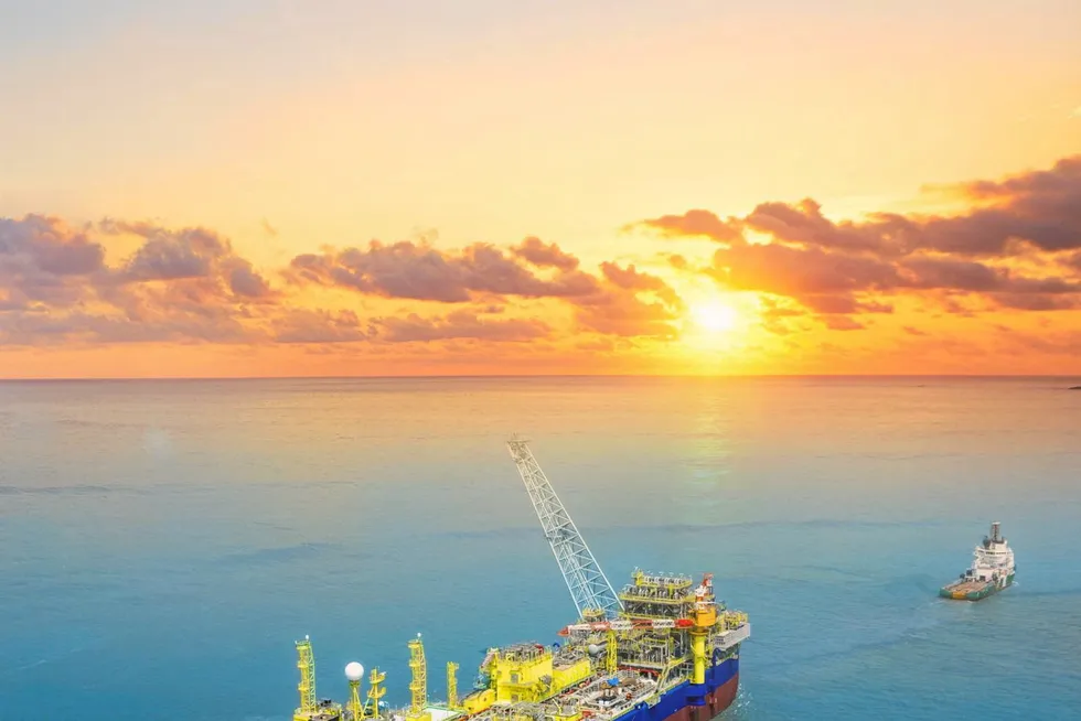 Malaysian sunset: the Helang FPSO works on JX Nippon's Layang field
