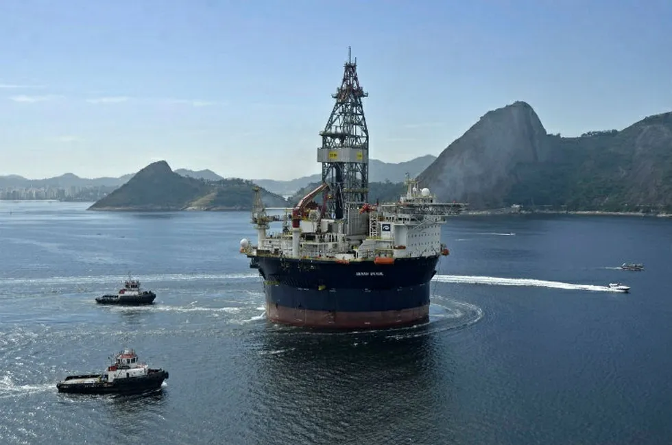 Challenging campaign: the Seadrill semi-submersible rig Sevan Brasil was used to drill the Sagitario well near the mapped Lebre pre-salt location