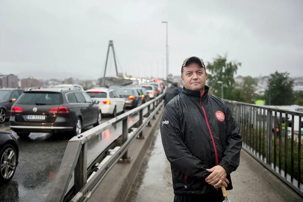 Partileder Frode Myrhol i Folkeaksjonen nei til mer bompenger (FNB) vil delta i NRKs valgsendinger. Foto: Carina Johansen / NTB scanpix