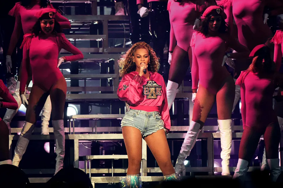 9. mai avslørte DN at Beyoncés (bildet) og Kanye Wests lyttertall er manipulert på strømmetjenesten Tidal. Foto: Kevin Mazur/Getty Images for Coachella/NTB Scanpix