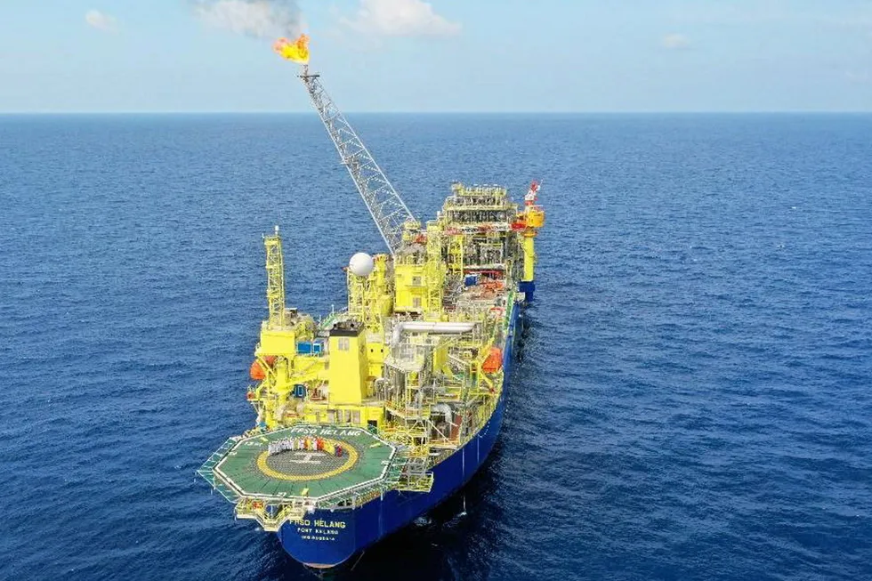 Producing asset: the Helang FPSO on the Layang field offshore Sarawak, Malaysia