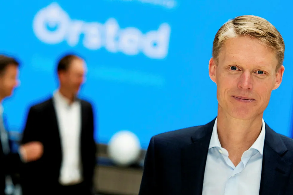Deal agreed: Henrik Poulsen chief executive of Orsted
