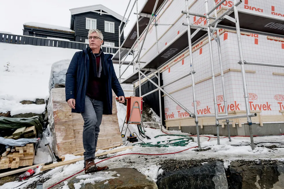 Arve Noreng var medgründer i hytteprodusenten Leve Hytter på Øyer og Hafjell for mer enn ti år siden og solgte til oppkjøpsfondet Altor. I dag leder han Altors hyttekonsern Faun Gruppen. Bildet er tatt i forbindelse med en tidligere reportasje.