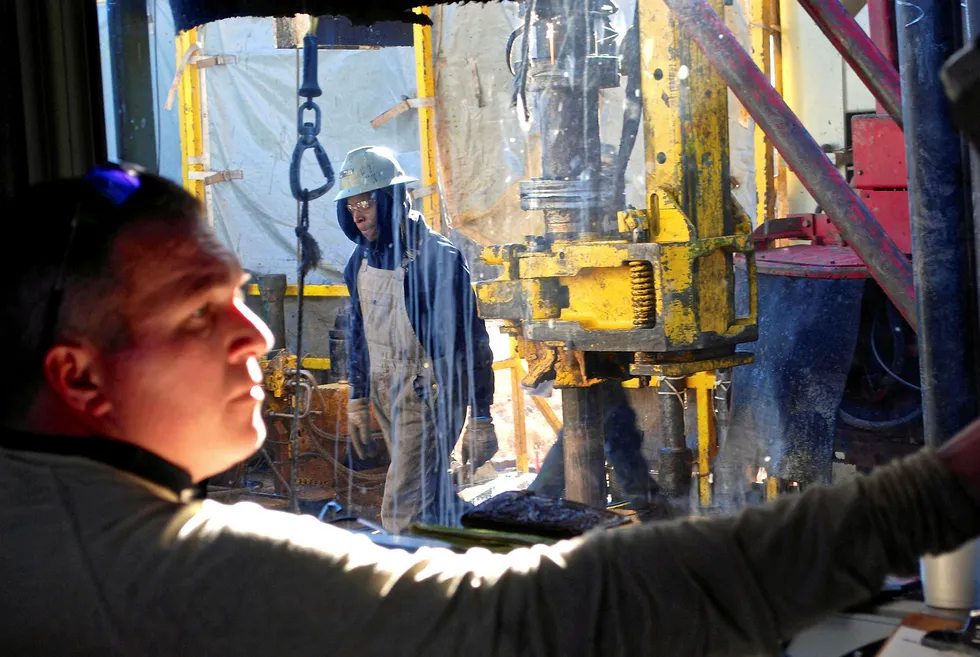 On site: drilling in Oklahoma
