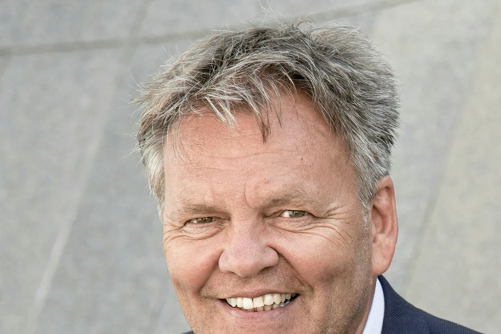 Rimfrost owner Stig Remøy is all smiles: his company has won another patent case against Kjell Inge Rokke-owned Aker Biomarine.
