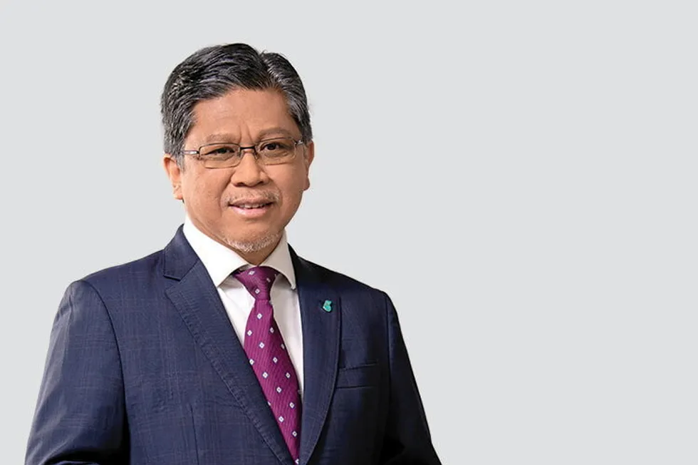 Attracting investments: Bacho Pilong, senior vice president of Petronas' Malaysia Petroleum Management.