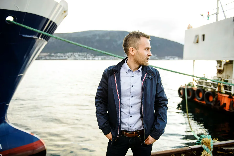 Terje-André Hansen er daglig leder for kystrederiet Båragutt i Tromsø, årets gasellevinner i Troms. Foto: Lars Åke Andersen
