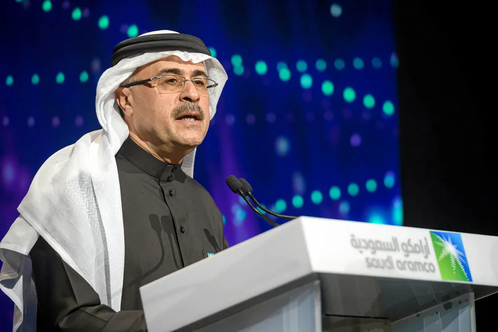 Offshore prize: Saudi Aramco chief executive Amin Nasser