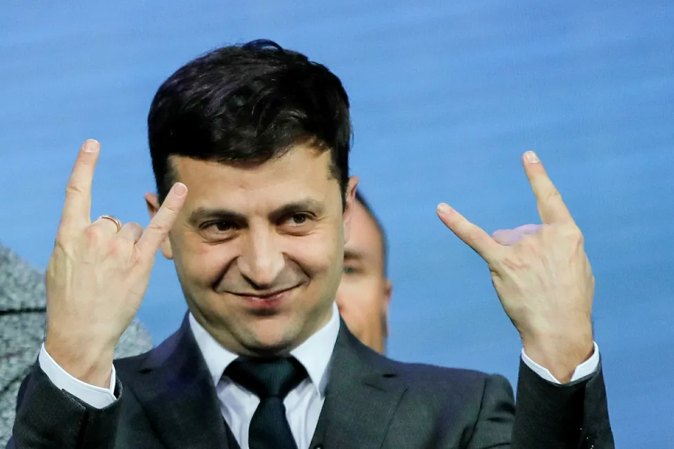 Volodymyr Zelenskyj har hatt en uortodoks valgkamp der han har brukt sosiale medier flittig til å tiltrekke seg velgere.