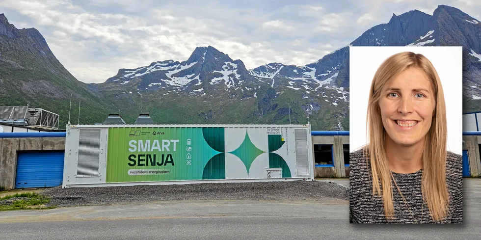 Batterier testes flere steder i Norge, som i Arvas testanlegg på Senja. Strenge krav fra RME gjør at vi trolig kan se langt etter batterier som deltar i kraftmarkedene, tror Beate Norheim, Asset Manager i Captiva.