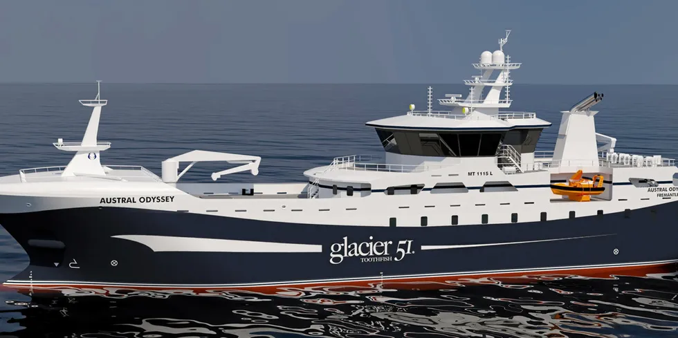 The 68.55 meter Austral Odyssey, the company’s second newbuild in five years is expected to operate in the Marine Stewardship Council (MSC) certified Heard Island & McDonald Islands toothfish fishery under some of the world’s harshest fishing conditions.y.