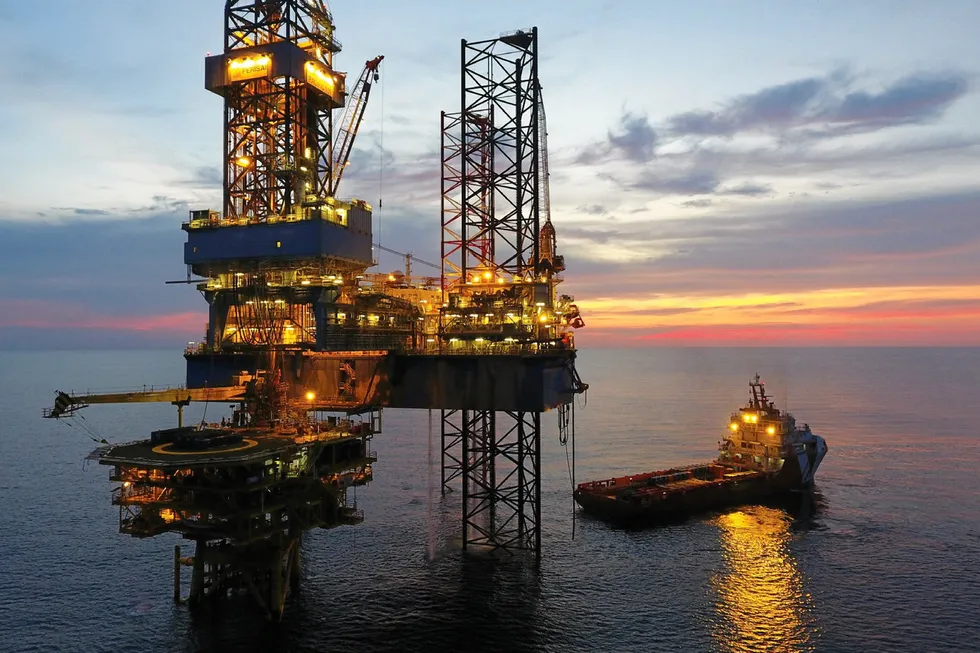In demand: the Jack-up drilling rig Icon Caren, formerly known as Perisai Pacific 101