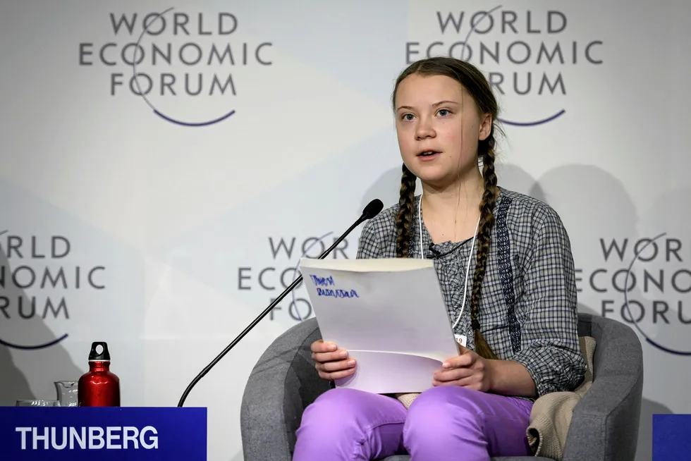Voice: Swedish youth climate activist Greta Thunberg