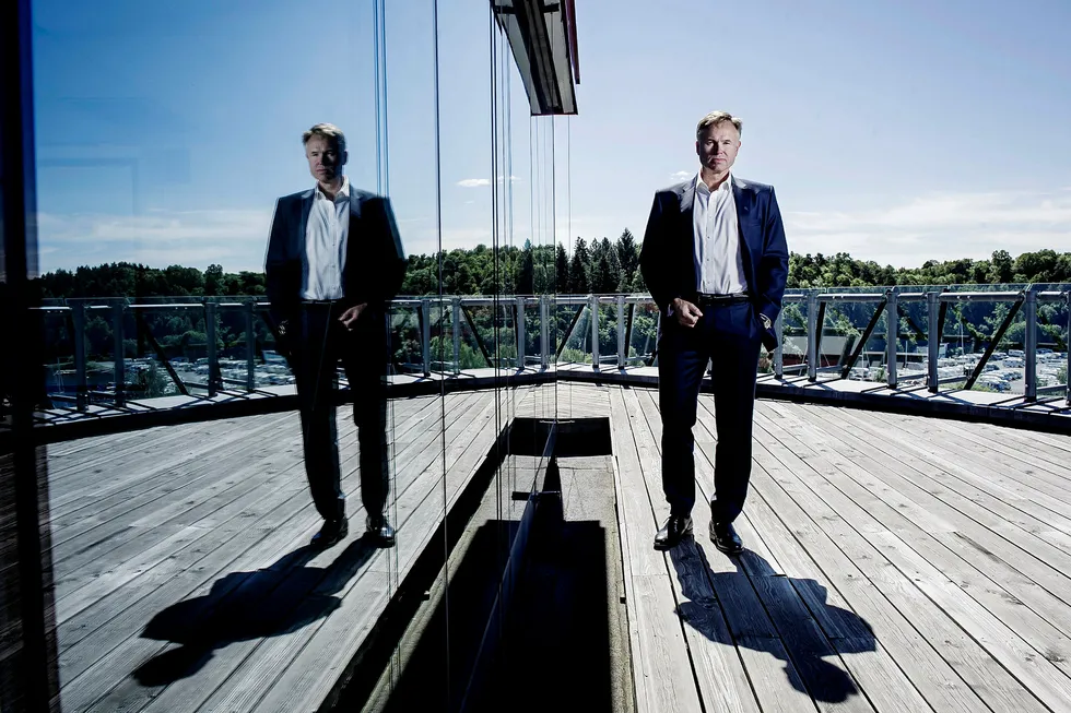Konsernsjef Øystein Moan i Visma økte selskapets inntekter med 1,5 milliarder kroner i fjor. Foto: Gorm K. Gaare