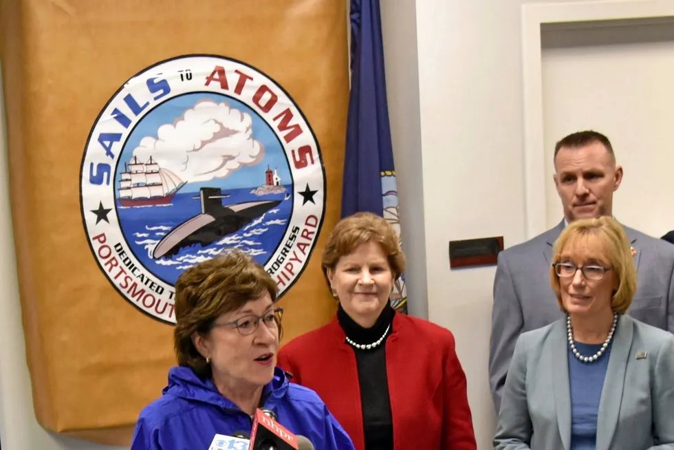 Maine Senator Susan Collins is supporting the lobster industry as it fights stricter regulations tied to right whales.