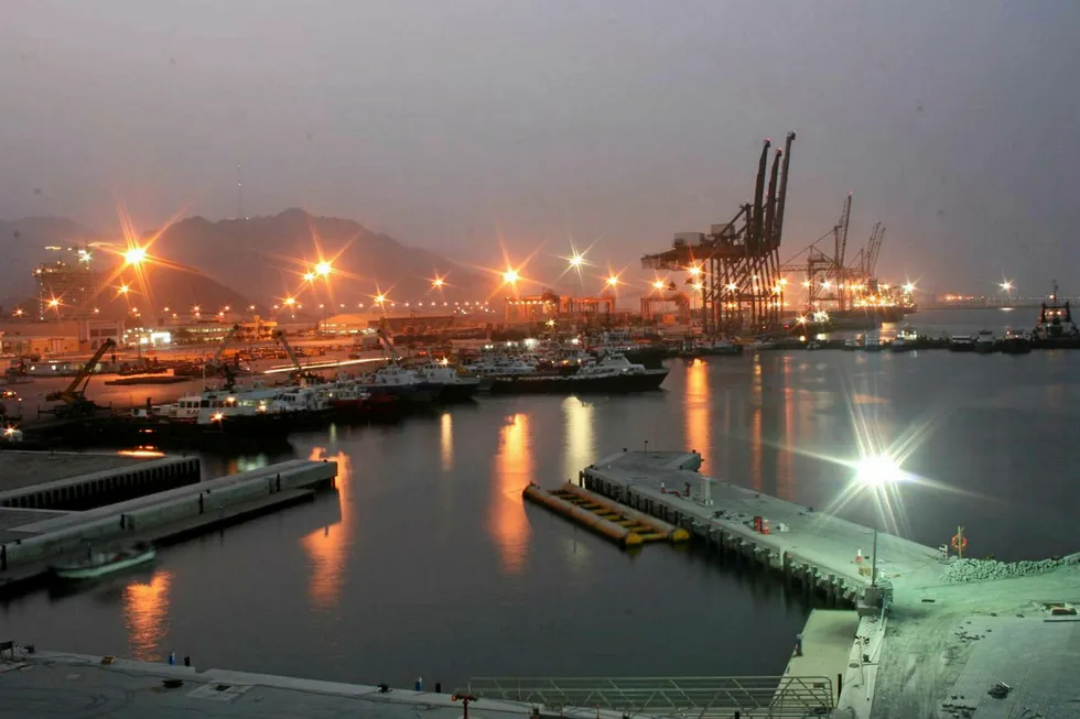 Port of Fujairah: where tanker assaults are said to have happened