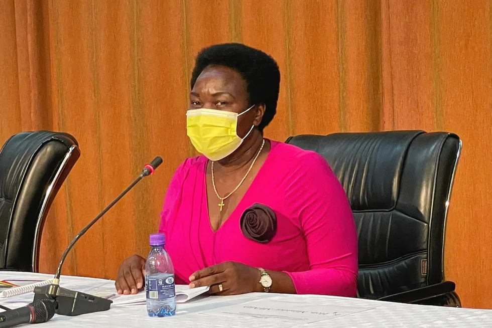 Key law: Uganda’s Minister of Energy Ruth Nankabirwa.