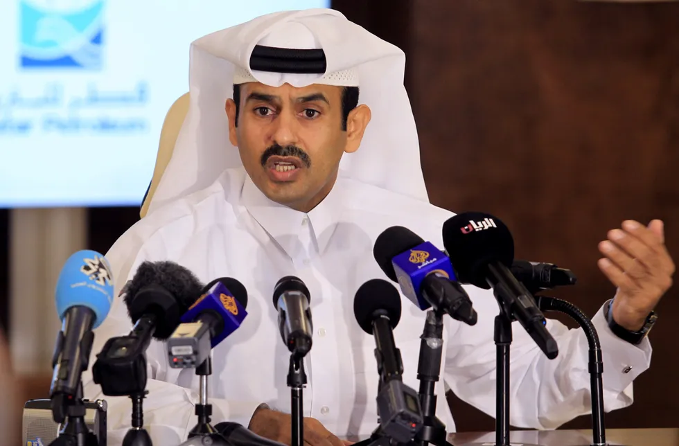 Huge interest: Saad Sherida al Kaabi, chief executive of Qatar Petroleum