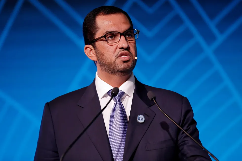Group chief executive: Abu Dhabi National Oil Company's (Adnoc) Sultan Ahmed Al Jaber.