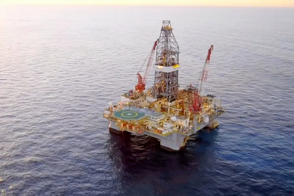 Fresh campaign: the Valaris semi-submersible rig DPS-1 is a sister unit of the DPS-5 to be used by Murphy in Mexico